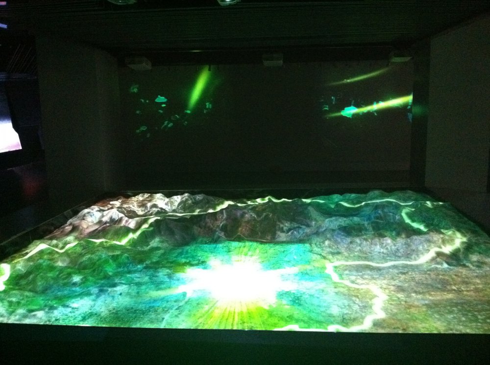 北京規(guī)劃館沙盤投影2